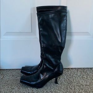 Franco Sarto black vegan boots